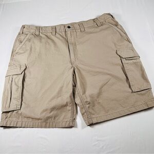 Carhartt Force Relaxed Fit Men's Beige Khaki Cargo Shorts Outdoor Workwear sz 46
